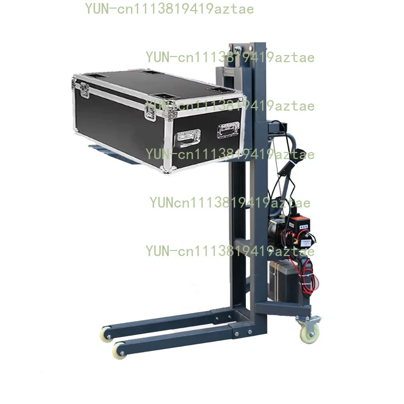 300 kg 500kg 1.2 m 1.6 m Sound System Loading Machine Remote Control Stacking Portable Mini Small Electric Lifting Forklift
