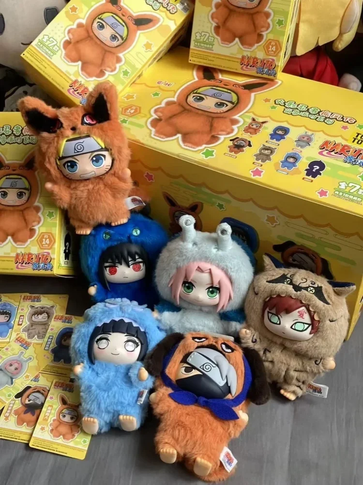 EAKI Naruto Shippuden Blind Box Uzumaki Collectible Figure Trendy Party Series Ornament Gift for Anime Fans