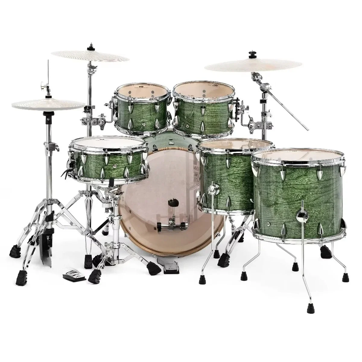 PDM6 Series Acoustic Drum Set 6 Drums 4 Cymbals Professional Percussion Instrument