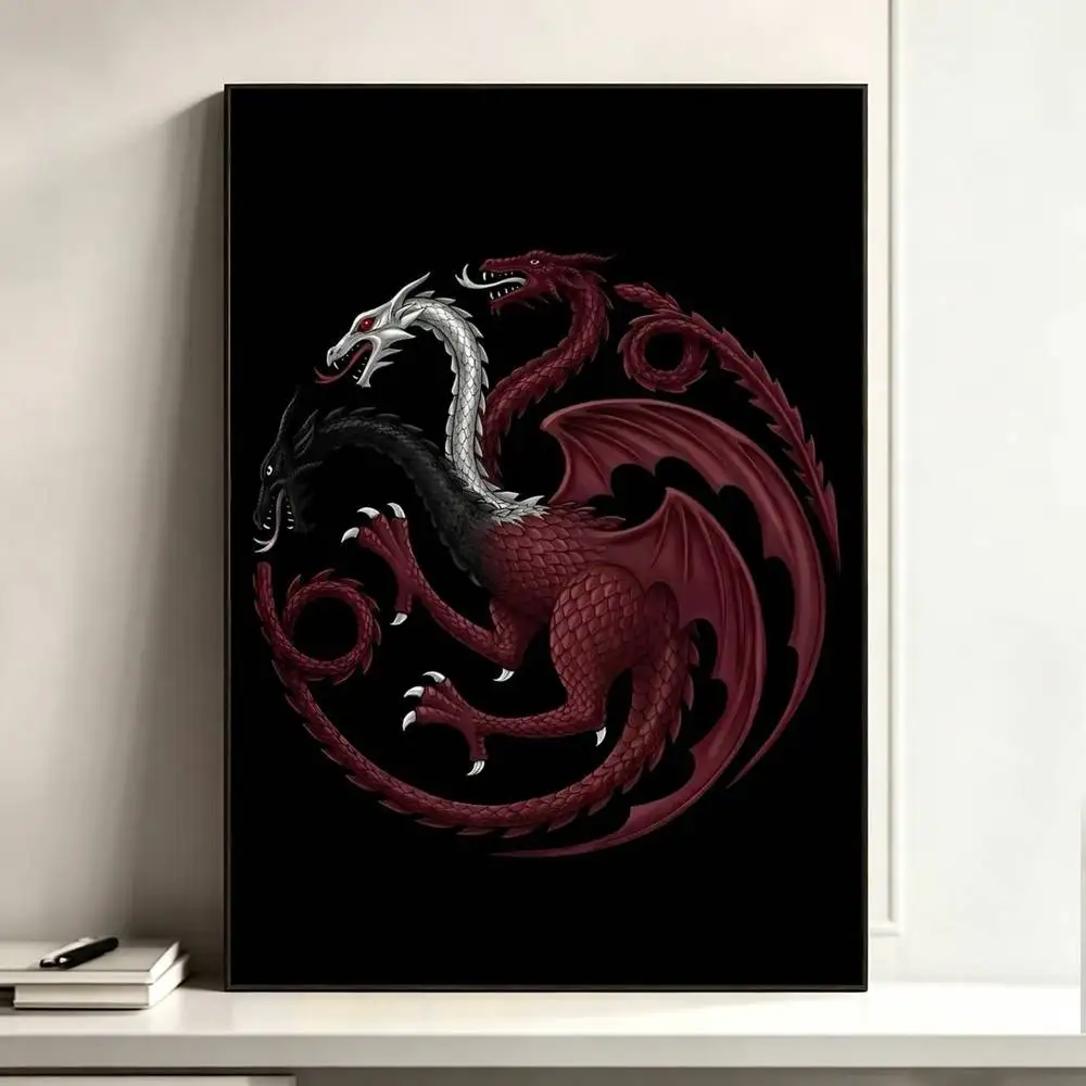 A-Aegon ll T-Targaryen Poster Dorm Living Room Aesthetic Wall Decoration Painting Stickers