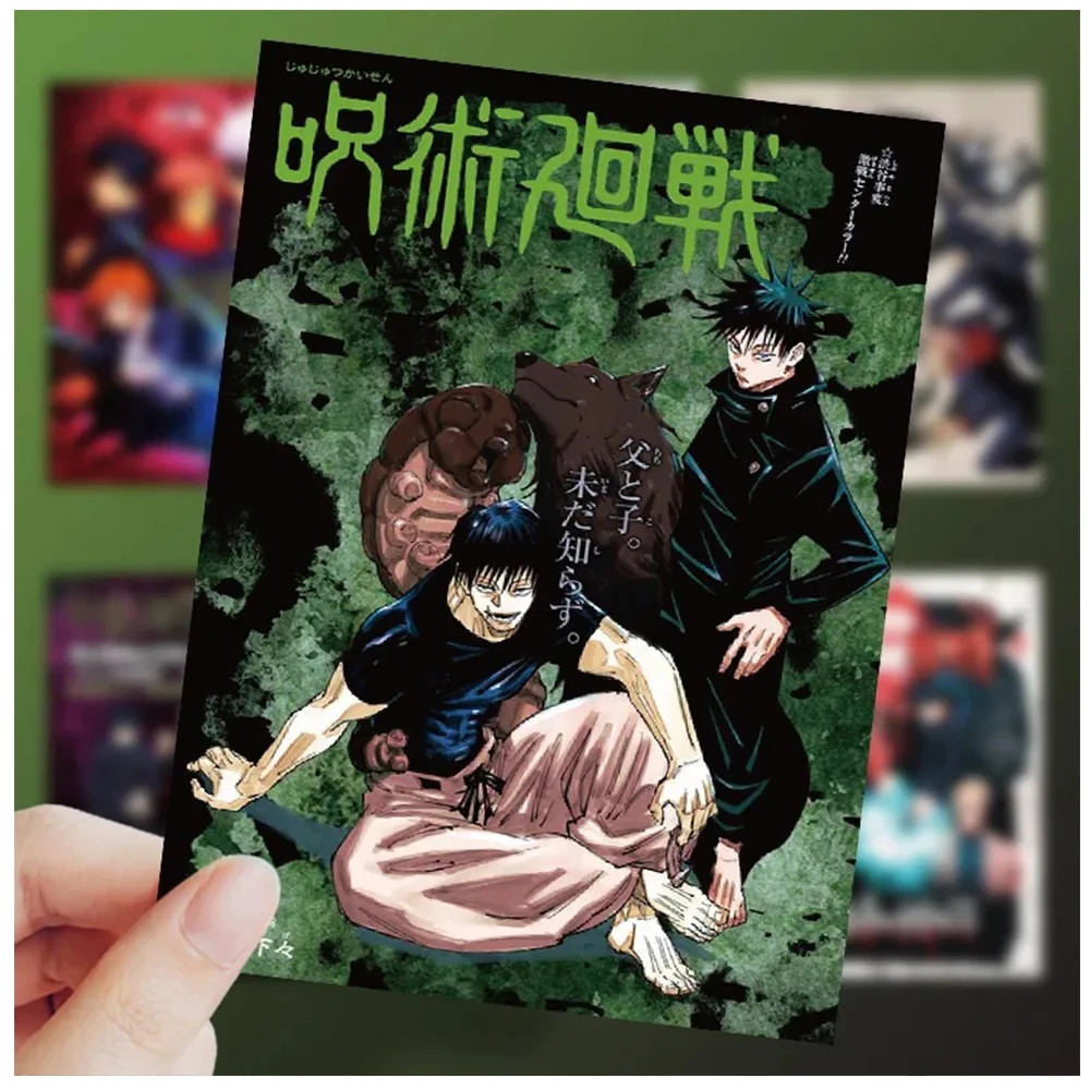 10/30/60 قطعة أنيمي Jujutsu Kaisen الملصقات ملصقات مقاوم للماء الكتابة على الجدران سكيت حقيبة الدراجة كول الكرتون ملصق لعبة طفل هدية
