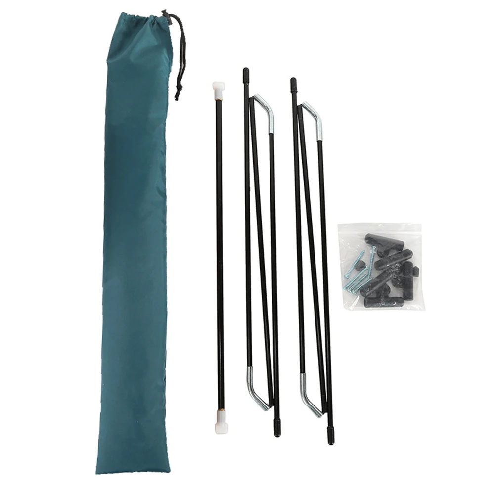 Aluminum Alloy Trolley Accessory Awning Yellow Trolley Shade Compact Storage Handheld Usage Lightweight Design