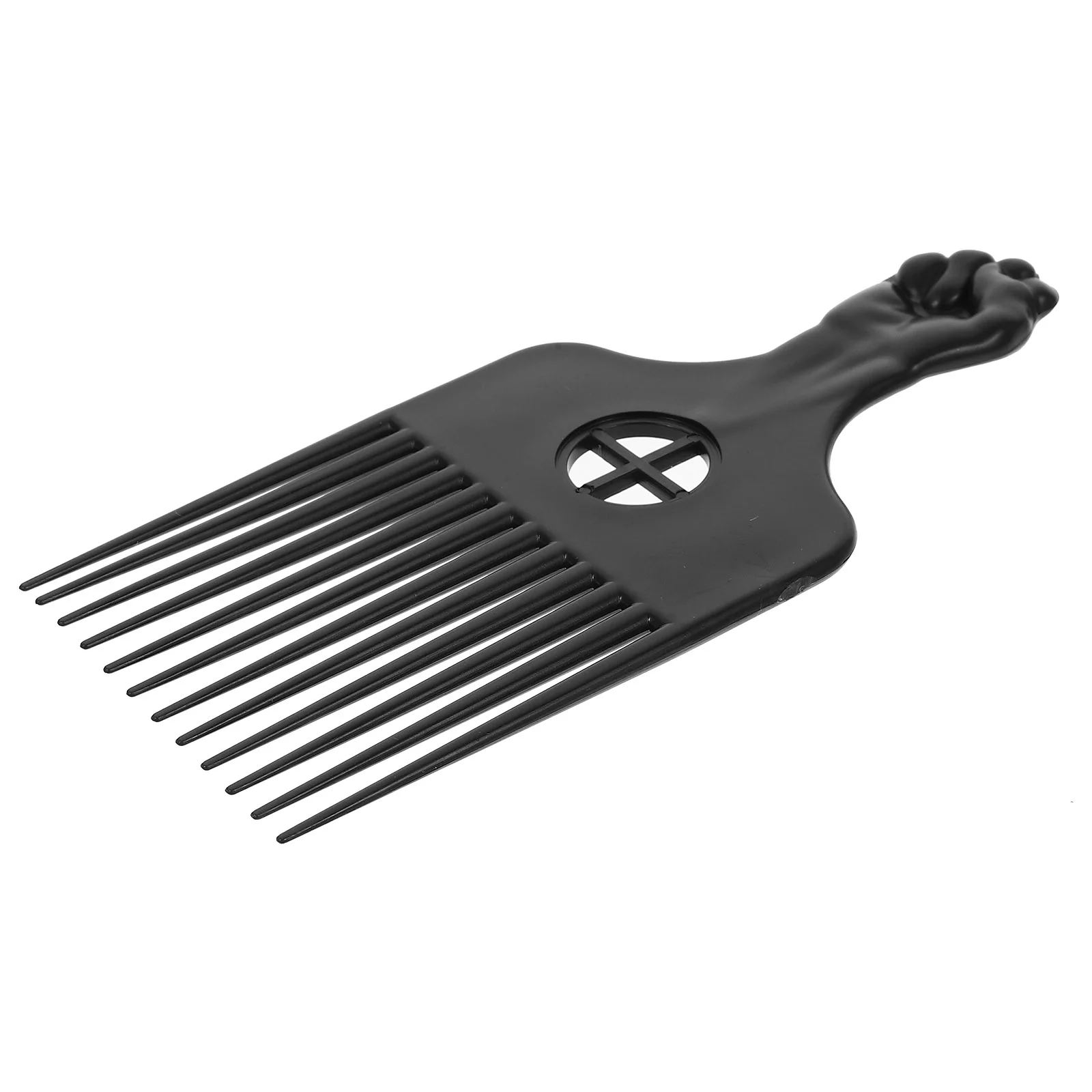 

Hair Comb Plastic for Men Curly Styling Tools Beard Pick Crimper Claw Clip Women Afro Black