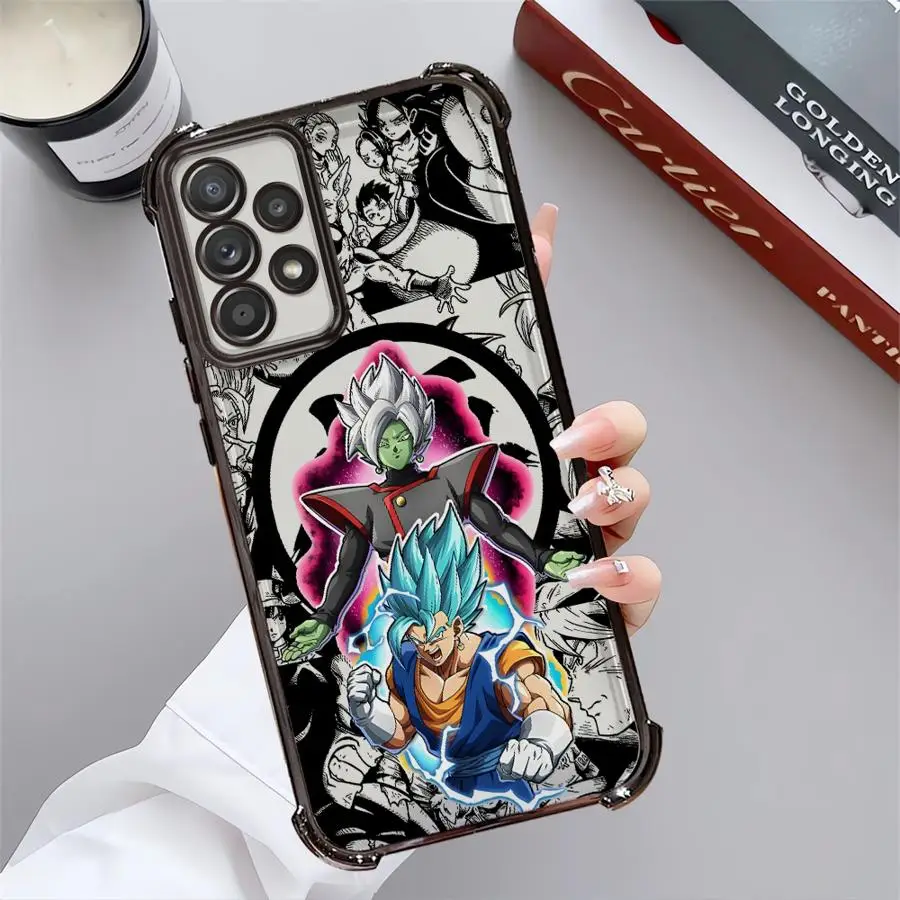 Dragon Ball Cool Goku Zamasu Case for Samsung Galaxy A25 A16 A21s A17 A26 A52 A55 A13 A35 A36 A24 A15 Soft Phone Cover
