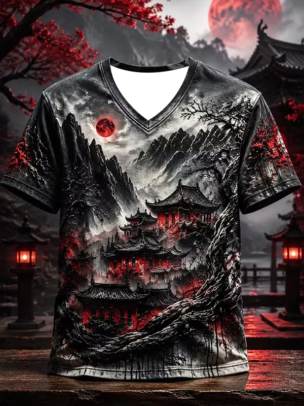 2027 Summer New Design Japanese Traditional Culture Sport Shirt 3D Printed Sport Quick-Dry Family Version T-Shirt Top Kids