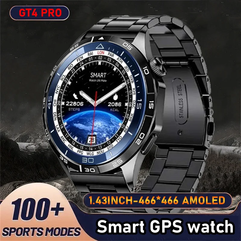 

2024 New1.43" Bluetooth Call Smart Watch Men Outdoor Sport Fitness Heart Rate Health Monitoring Smartwatch for Android IOS Phone