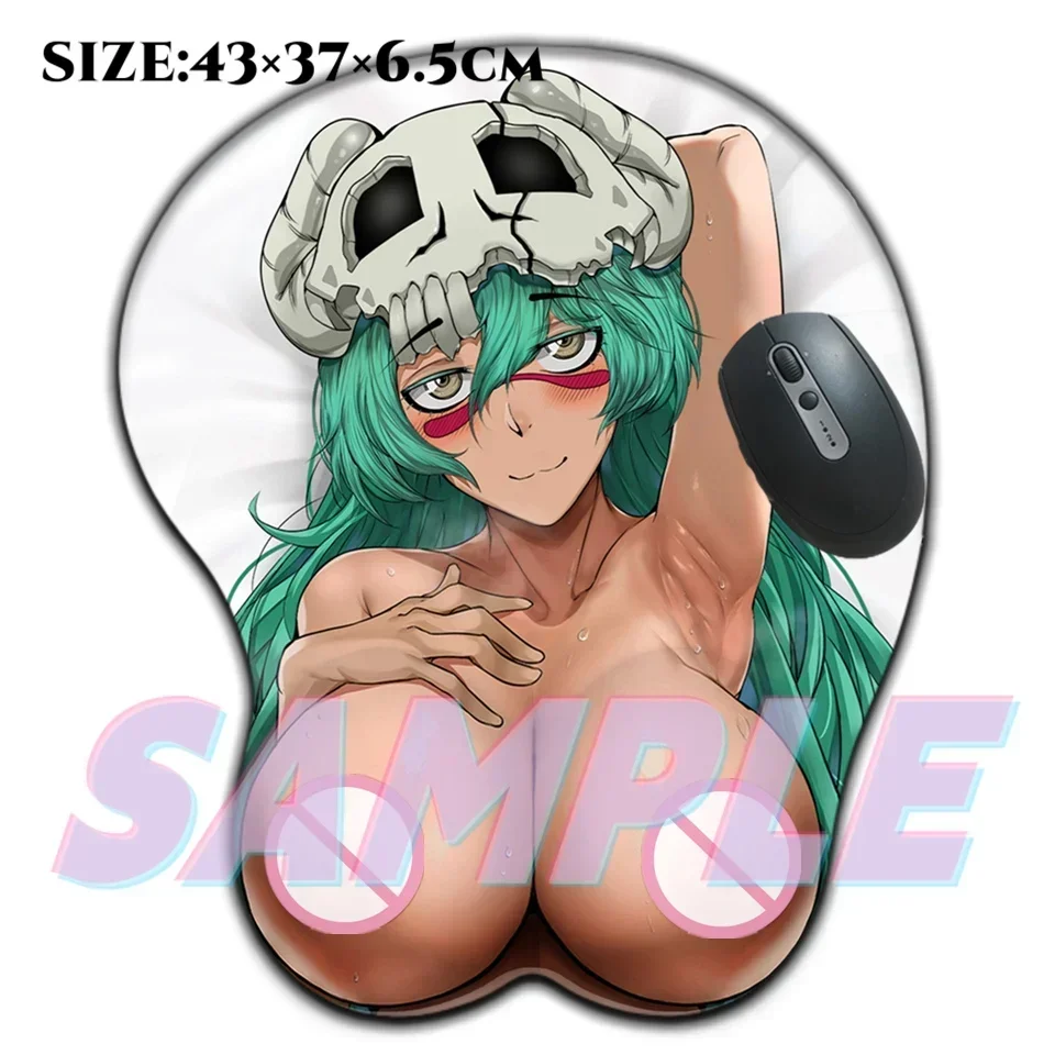 Large Size Mouse Pad Anime Sexy Nelliel Tu Odelschwanck Big Breast  3D Cute with Wrist rest Oppai Boobs Mat Weighs 2000g