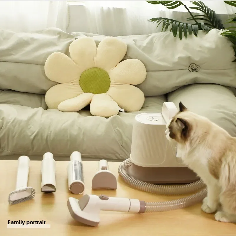 Pet Vacuum Cleaner Multi-functional Trimmer Set Remover Cats Dogs Hair Suction Bedding Pet Products Animals Litter Accessories