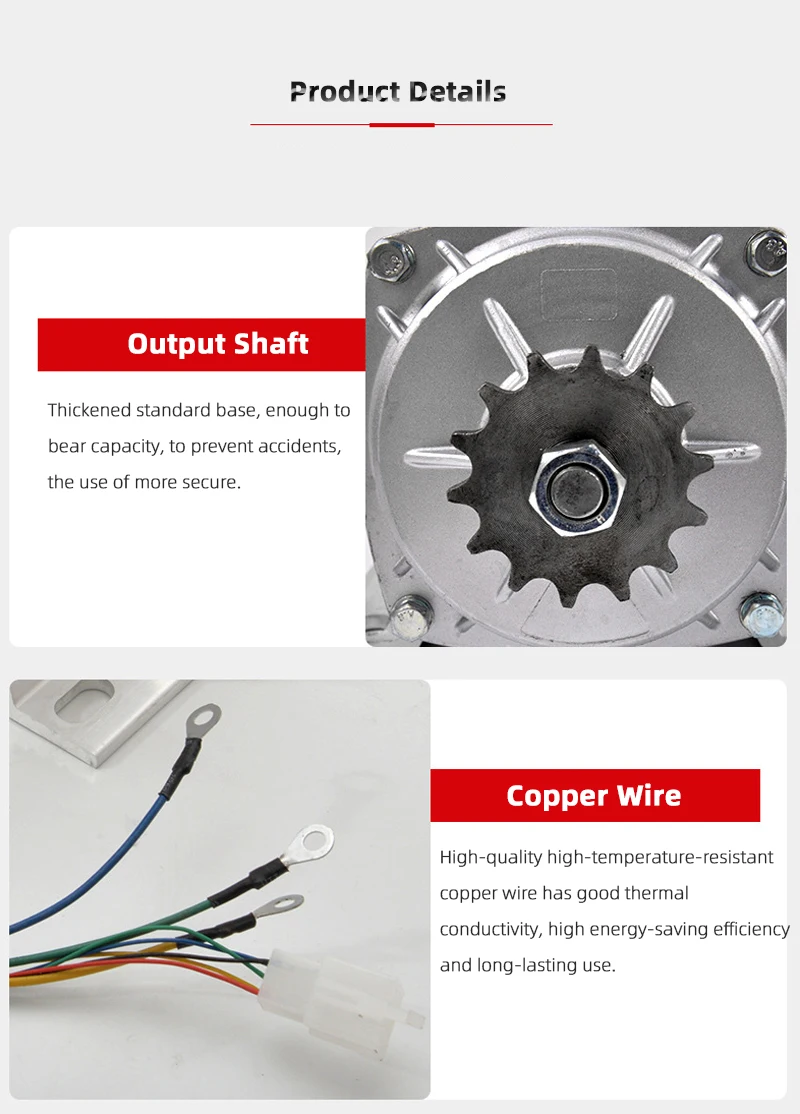 عالية الطاقة عالية السرعة 48 فولت 60 فولت 1000 واط محركات تيار مستمر 3 عجلة العربة مع محرك كهربائي دراجة ثلاثية العجلات المحرك #2