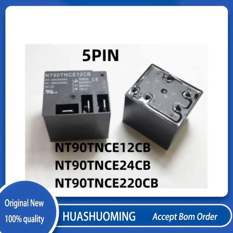

Новый 5 шт./LoT NT90TNCE12CB 12 В NT90TNCE24CB 24 В NT90TNCE220CB AC220V DC12V DC24V AC220V 5PIN 40A