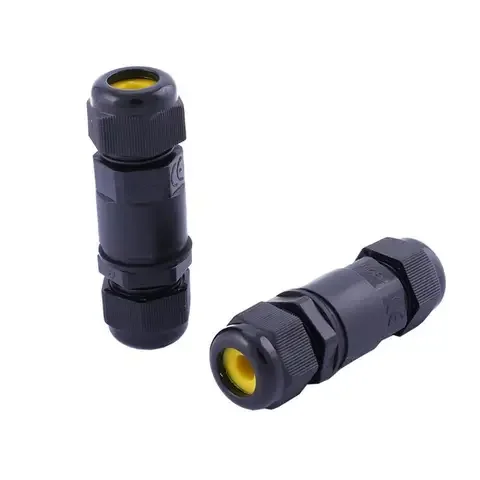 

Waterproof IP68 Cable Connector Wire Range 5-9 Mm Stable Electrical Wire To Wire Outdoor Plug Socket Lighting Connectors