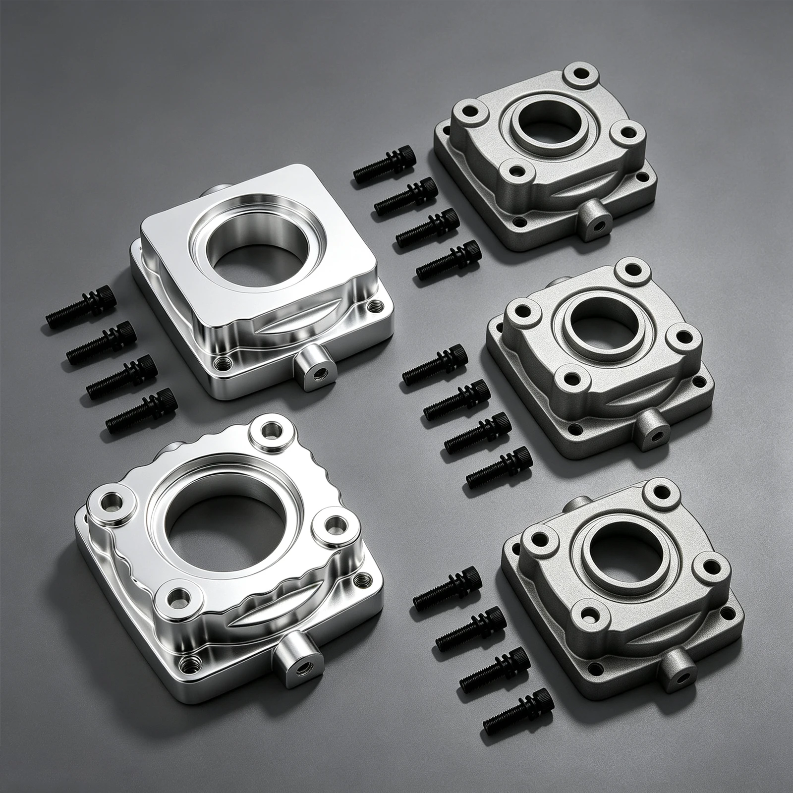 Upgraded 1/5 RC Metal Clutch Housing Mount Base Plate for 23-45cc Engine HPI Baja 5T Losi 5ive-T Rovan KM