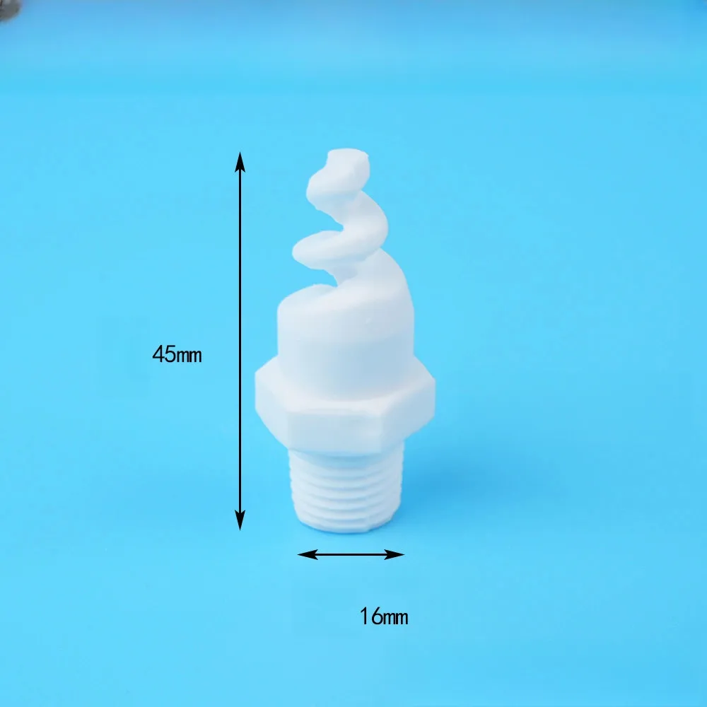 Thermal Stable Porcelain Spiral Nozzle for Dust Removal Desulfurization Denitrification and Water-Based Cooling