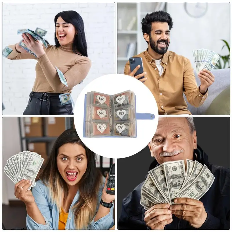 96 Envelope Cash Savings Challenge Saving Challenge Envelop Book Budget Envelope Financial Assistant