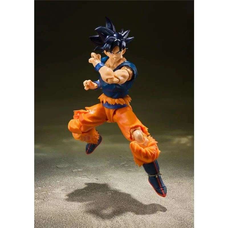 En Stock Original Bandai S.H.Figuarts SHF Dragon Ball Son Goku Ultra Instinct signo Anime modelo de figuras de acción juguetes regalos de vacaciones