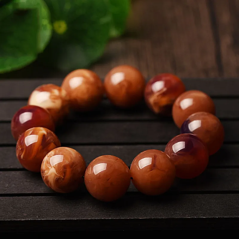 New gift item: Unisex , perfect for gifting, second-generation honey wax root amber bracelet