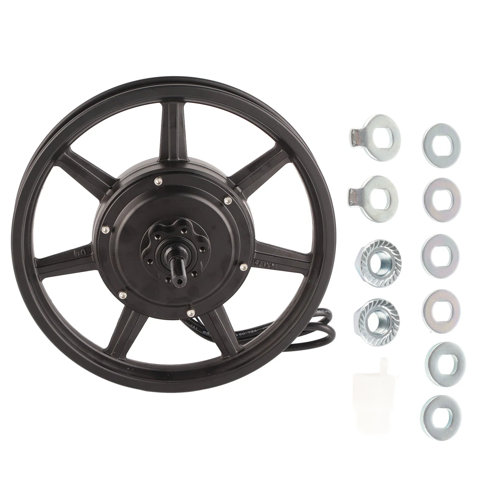 

Мотор ступицы колеса Электрический велосипедный мотор-концентратор Мотор ступицы колеса 14in36‐60V 350W‐500W Мотор ступицы дискового тормоза для электрического мотоцикла, скутера