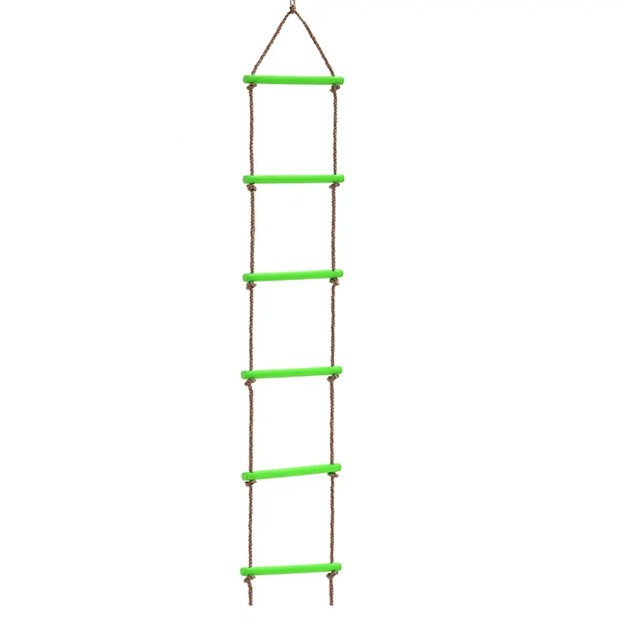 Escada de corda de madeira crianças brinquedo de fitness multi telhas jogo de escalada brinquedo atividade de treinamento ao ar livre esportes seguros corda balanço giratório