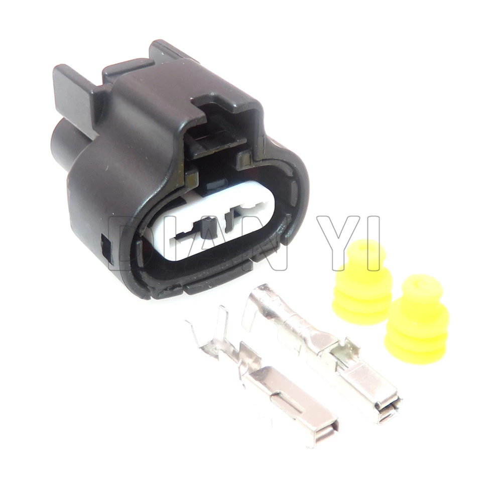 1 Set 2 Way AC Assembly Car Intake Air Temperature Sensor Wiring Socket Auto Connector 90980-11163 7283-1224-30 7283-1224-10