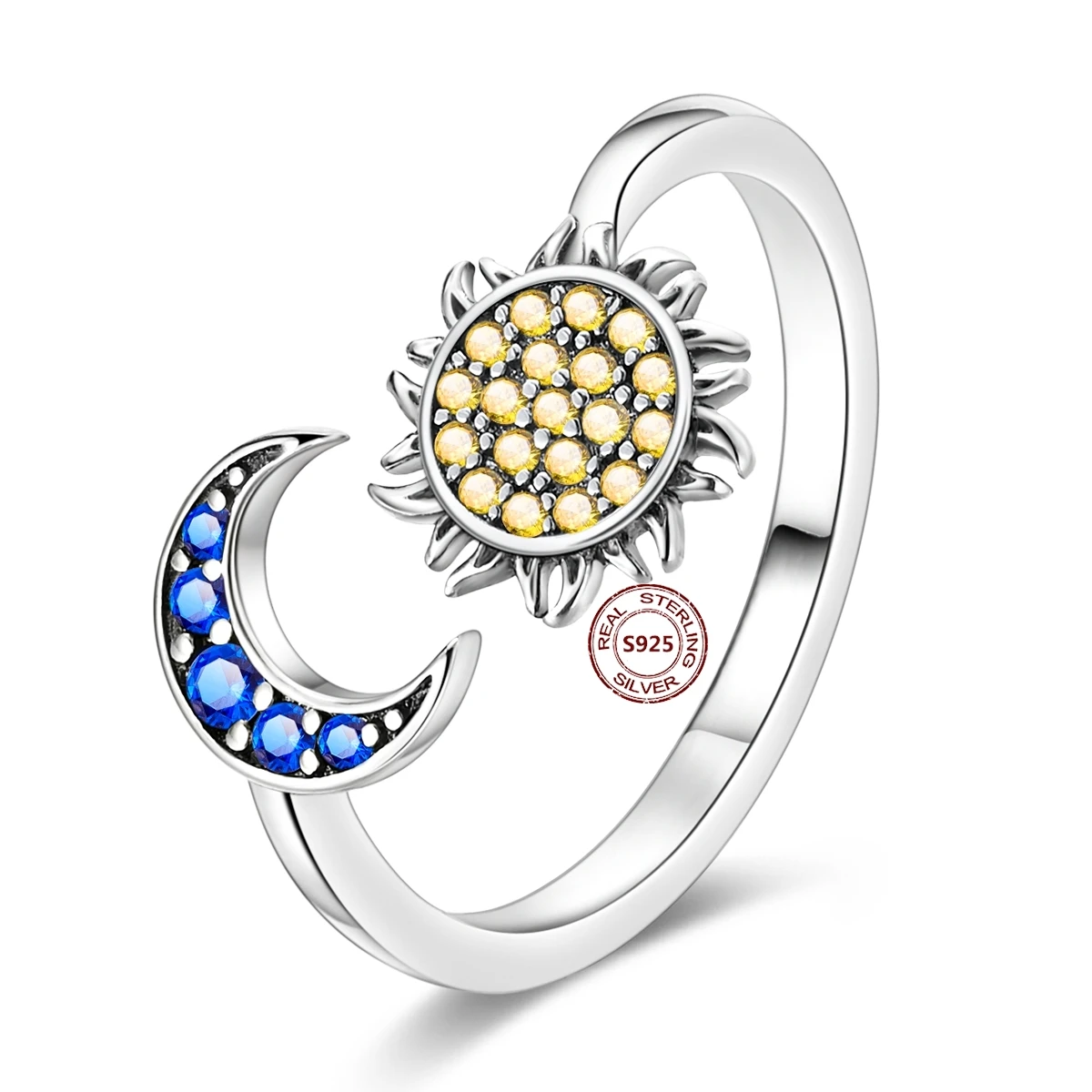 Women's Butterfly Adjustable 925 Sterling Silver Ring