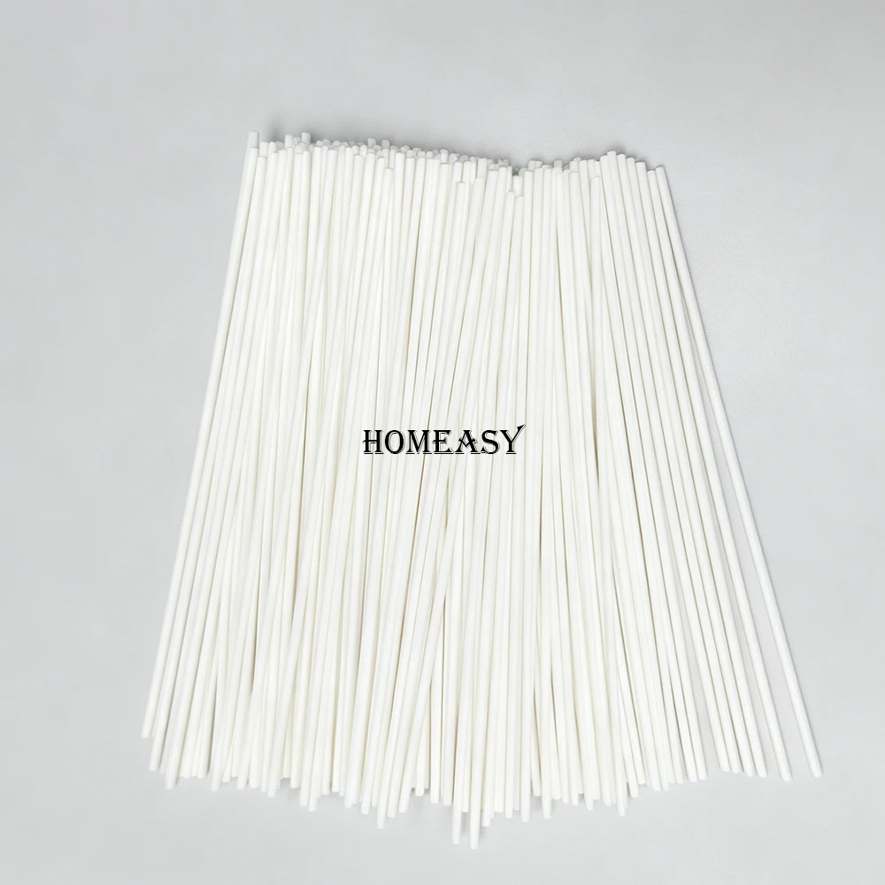 Wholesale 500Pcs 30cm Black White Fiber Reed Sticks, High Absorption Aroma Volatile Rods, Replacement Reeds for Essential Oil