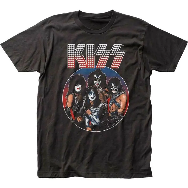 

Винтажная футболка KISS S M L XL 2XL, новинка, официальный ударный товар
