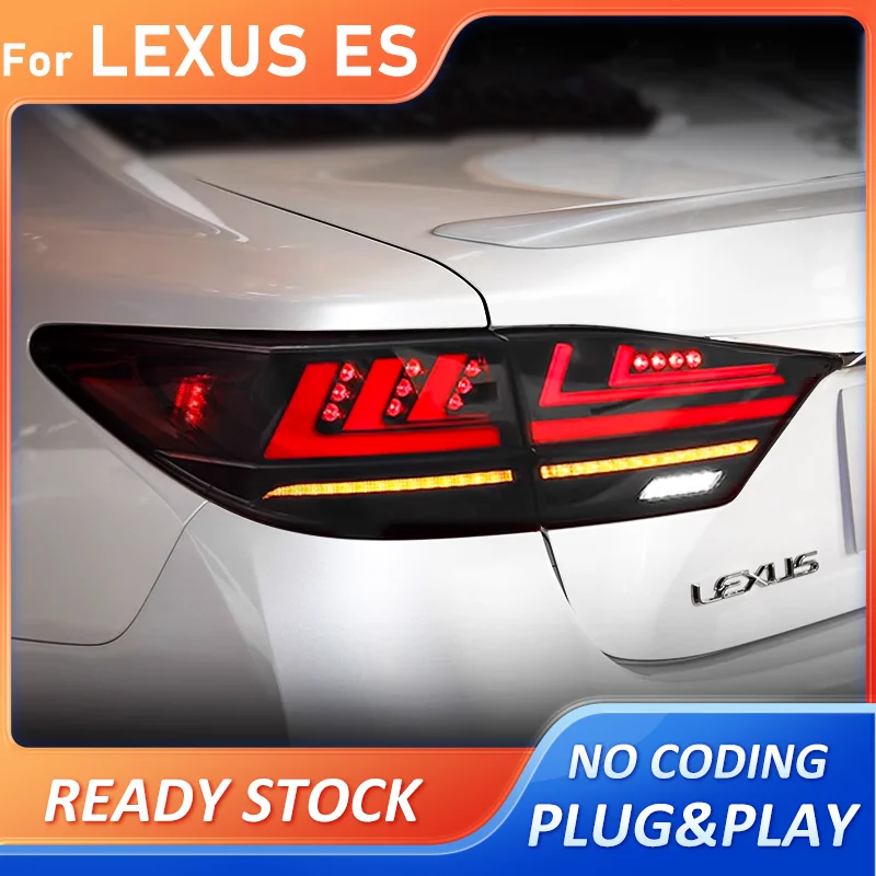 

LED Tail Lights For Lexus ES200 ES260 ES350 ES300H 2013 2014 2015 2016 2017 2018 Dynamic turn signal Taillights Rear fog lights
