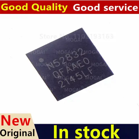 (5piece) 100% New NRF52832-QFAA NRF52832 NRF52832QFAA NRF52832-QFAA-R N52832 QFN-48