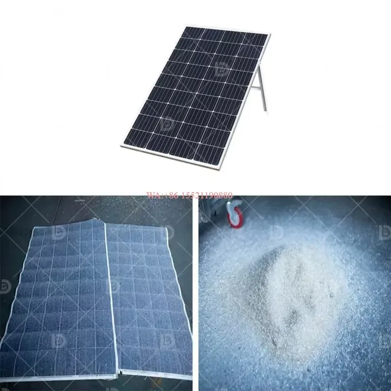 wmwmnu for Fully Automatic Photovoltaic Panel Recycling Line Scrap PV Panel Recycling Plant
