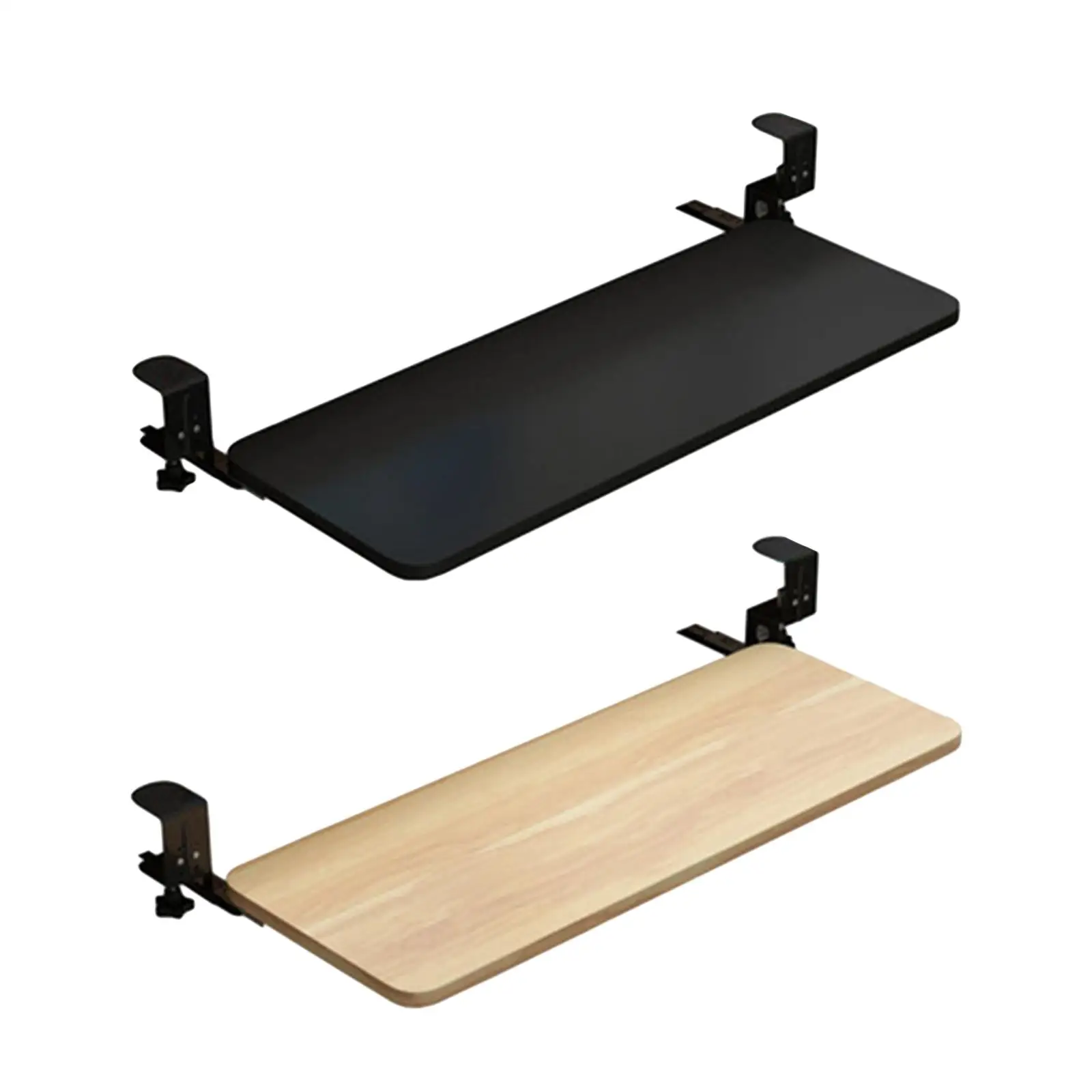 

Keyboard Tray Under Desk Computer Drawer Shelf Pull Out Platform for Typing
