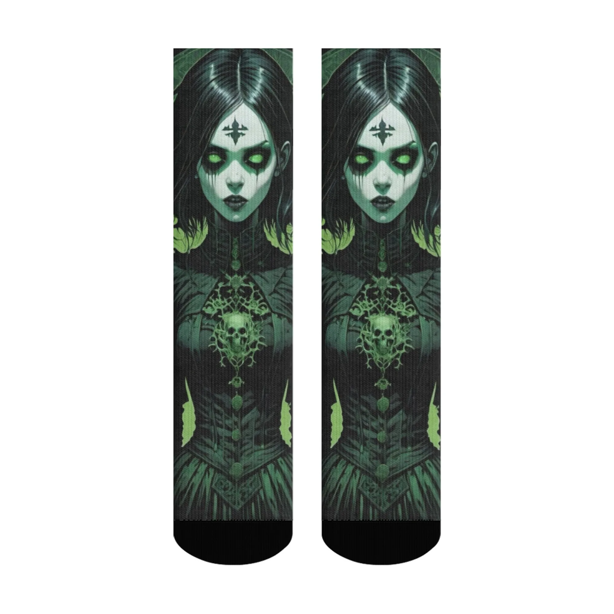 สยองขวัญสาวผีดิบ Retro สไตล์ผู้ชายถุงเท้าความแปลกใหม่ Harajuku Crazy ถุงเท้าลูกเรือ Street Hip Hop สเก็ตบอร์ดถุงเท้า Unisex Party ของขวัญ