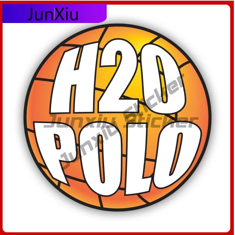 

Water Polo Ball H2O Polo Sticker Creative Decals Waterpolo Wopo Waterfootball Anime Style Truck Use Waterproof Vinyl Decal Fo