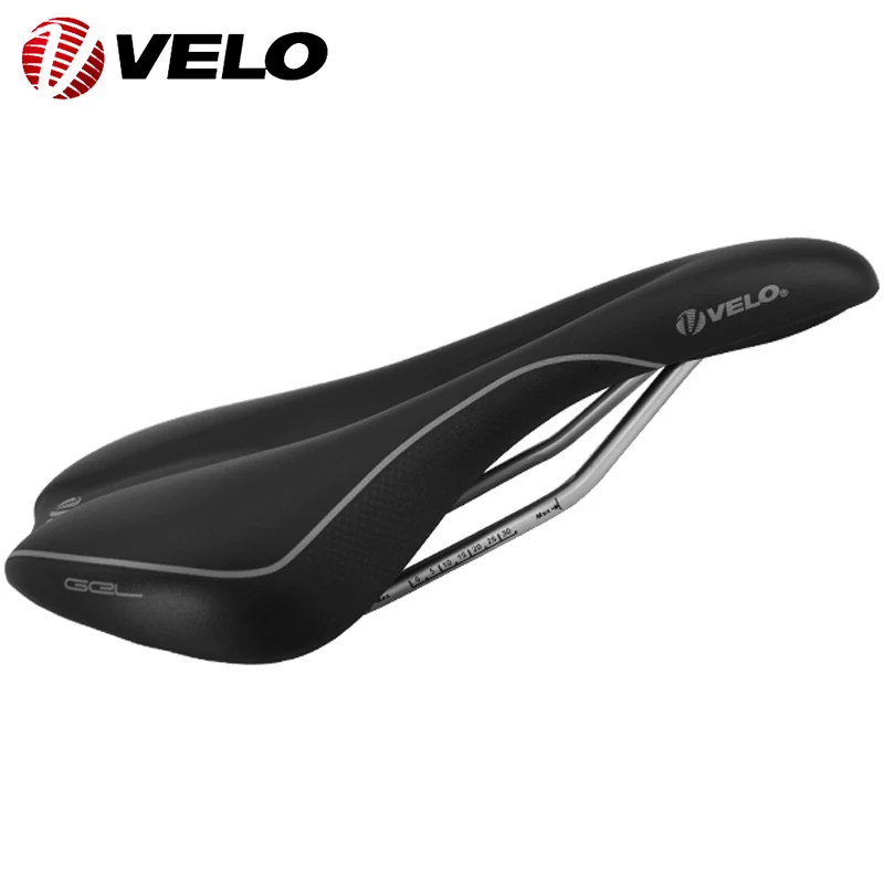 VELO VL-4283 Zone Cut Comfort Breathable PU Silica Gel Unisex Bicycle Saddle BMX Road MTB Mountain Bike Cushion Cycling Parts