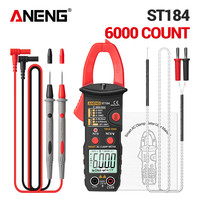 ANENG ST184 180 Digital Clamp Multimeter Meter 6000 Counts Professional True RMS AC/DC Voltage Current Tester Hz Capacitance Ohm