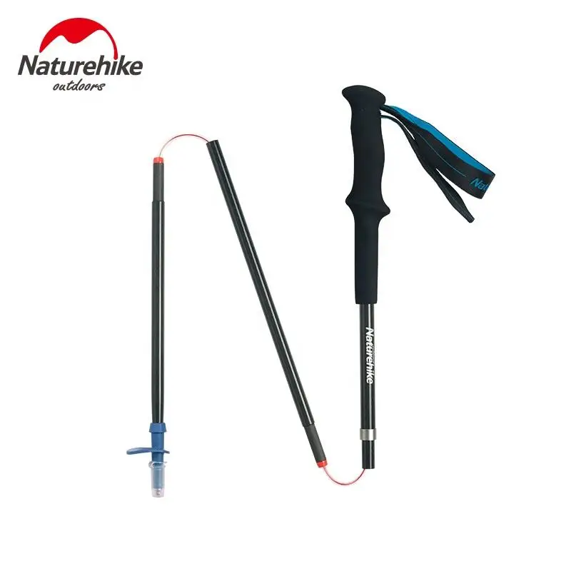 Imagem -04 - Naturehike-ultraleve Telescópico Ultraleve Trekking Pole Montanhismo Sticks para Walking Trail Running Fibra de Carbono St08 4-node