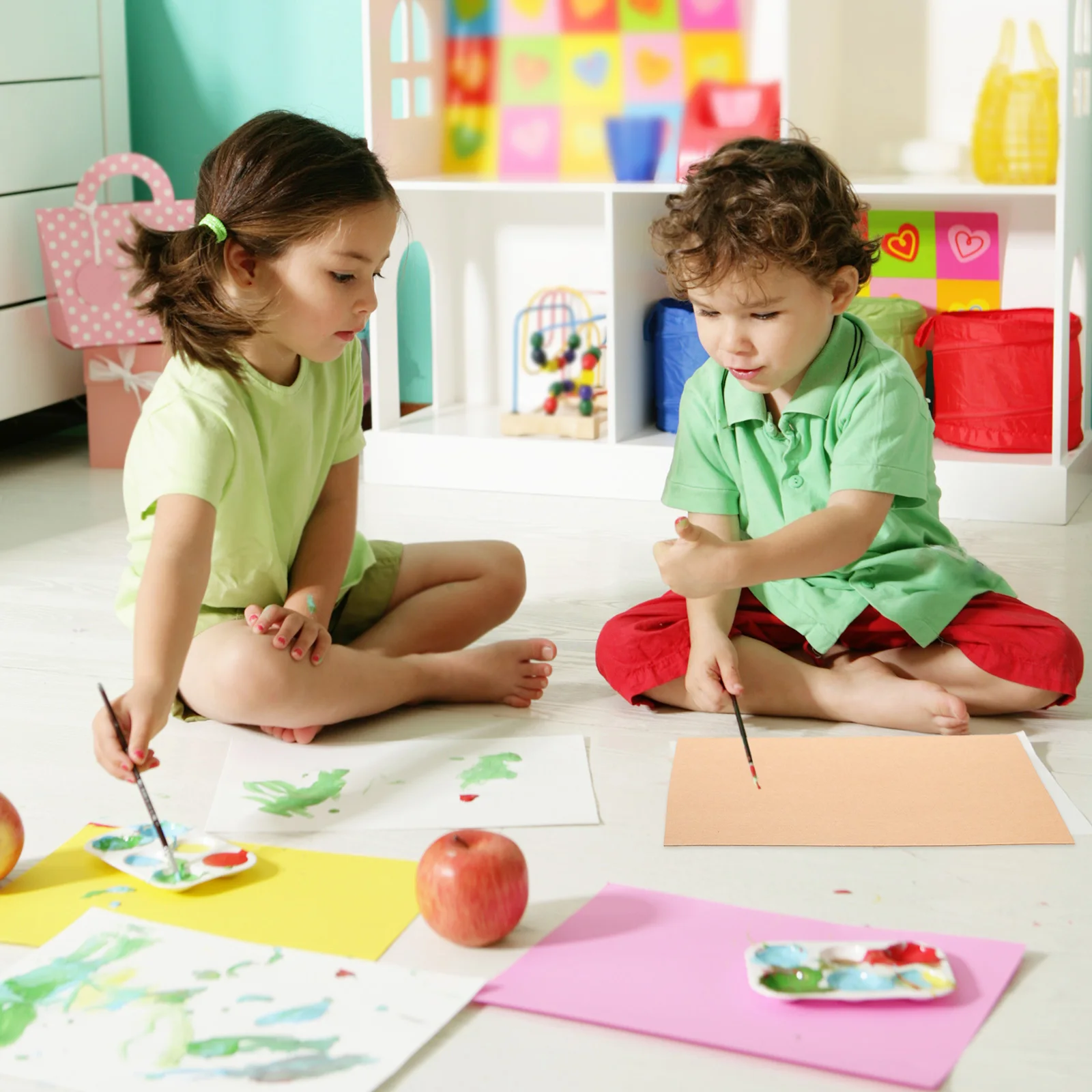 100 листов, 230 г, бумага, картонная бумага, смешанная, 20 цветов, детская живопись, ремесло, оригами, материалы для печати «сделай сам»