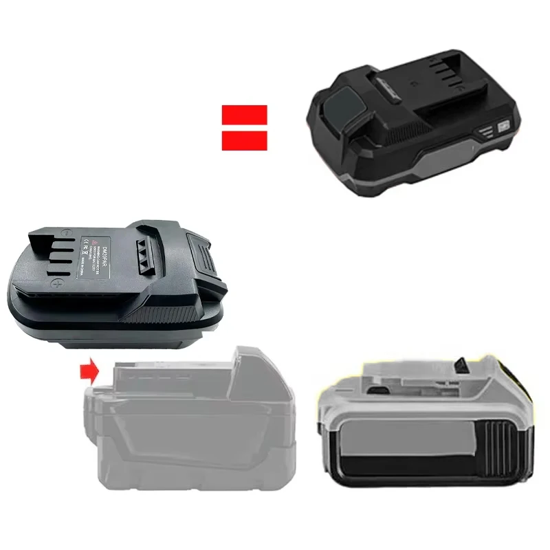 Battery Adapter Converter For Milwaukee/Dewalt 18/20V Lithium-ion Battery Convert to for Parkside 20V Lithium Battery Power Tool