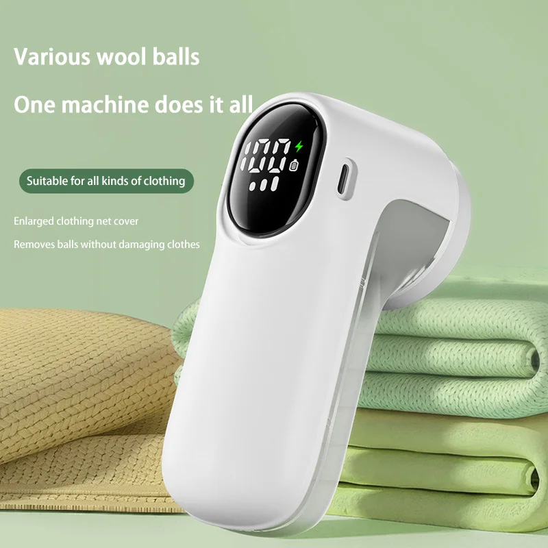 

Новый портативный домашний цифровой триммер для волос, перезаряжаемый всасывающий и бритвенный инструмент для удаления волос, одежда для удаления волос