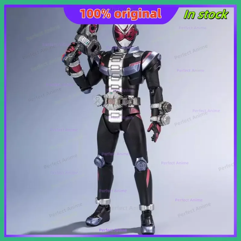 Bandai SHF Kamen Rider Zio ราชาแห่งกาลเวลารูปแบบพื้นฐานพร้อมอาวุธรุ่นเฮซี่รุ่นตุ๊กตาขยับแขนขาได้100% ดั้งเดิม