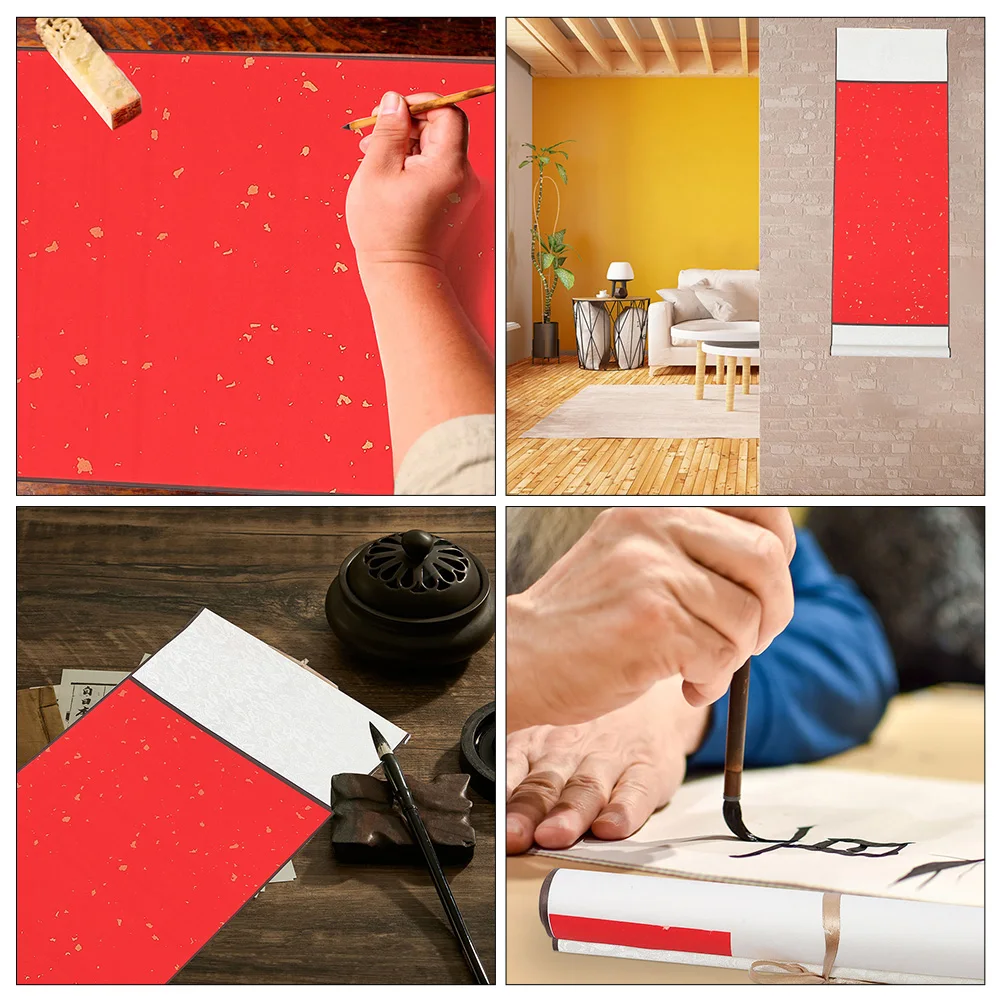 

Calligraphy Blank Scroll Chinese Calligraphy Paper Premium Smooth Ink Use Perfect Gift for Painting Lover Drawing Scroll