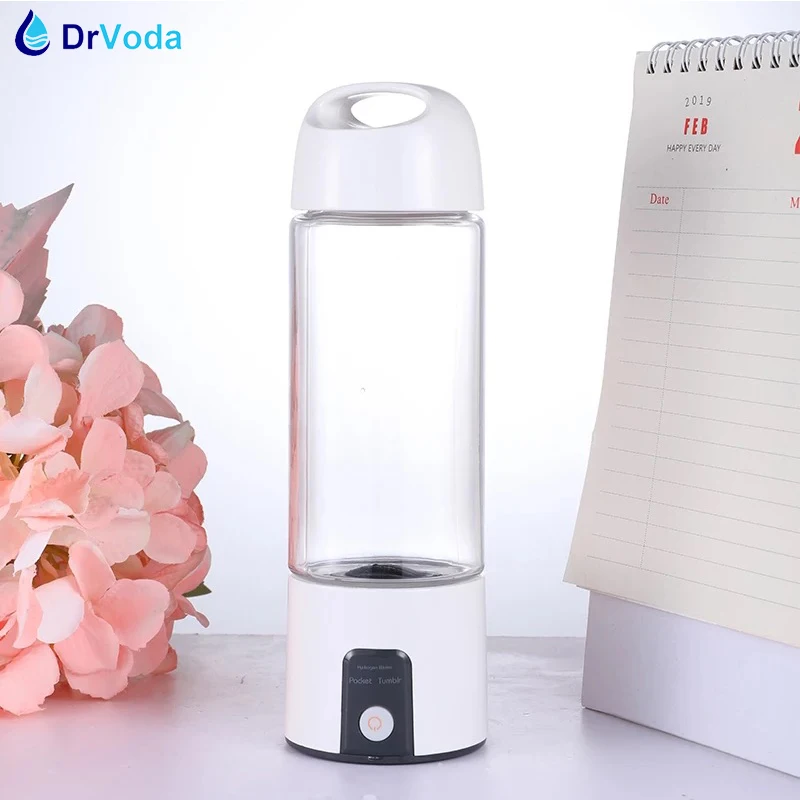 

3-in-1 Portable Molecular Hydrogen Rich Water Bottle SPE PEM Electrolysis Water Ionizer H2 Generator with smart clean