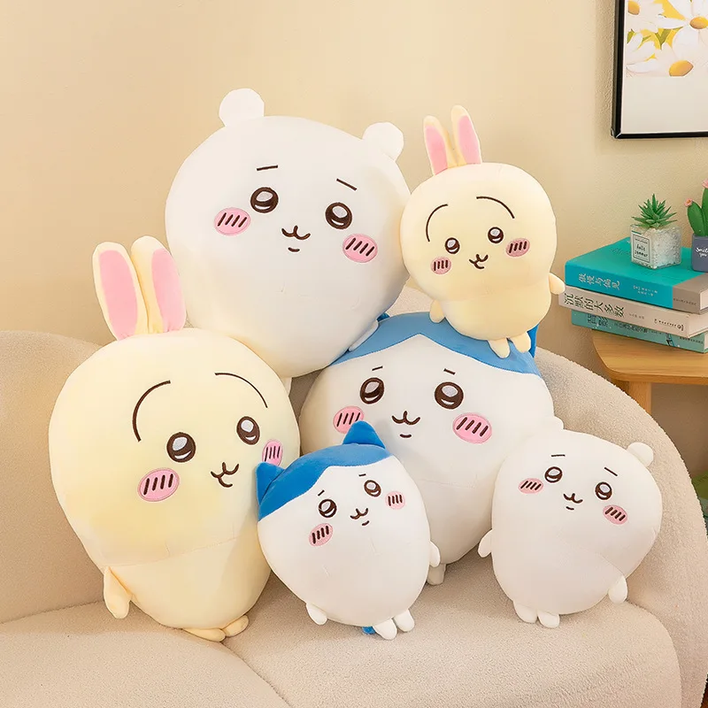 Sanrio Chikawa Series Large 60CM Plush Toy Hachiware Doll Sofa Cushion Chikawa Doll Usach Pillow Large Plush Toy Birthday Gift