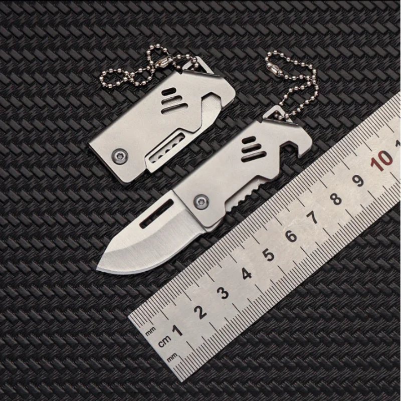 D2 Blade Sharp Knife Stainless Steel Forming Knife Camping Self Defense Emergency Survival Knife Folding Portable Keyknife Gift