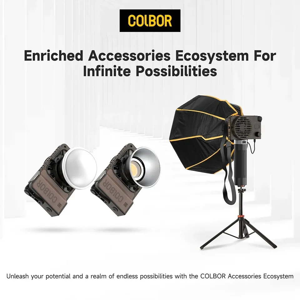 Colbor W100 W60 W60R Wonder 100W COB LED Video Light Pocket Lighting for Photography Video YouTube TikTok Outdoor Shooting