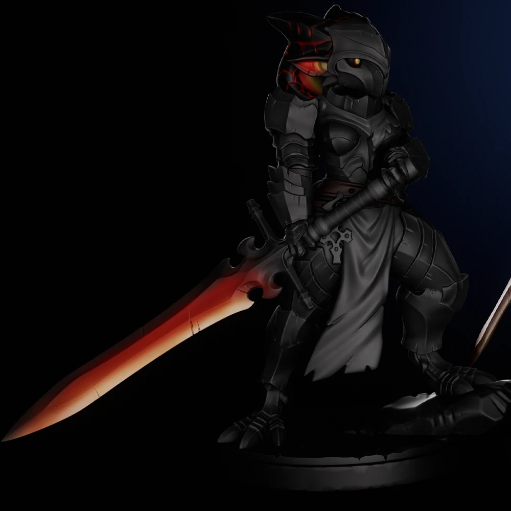 

1/24 NSFW Belle Kobold Dark Paladin Sexy Girl Resin Model Figure Toy Craft Unassembled Miniature Reduction Statue Unpainted Kit