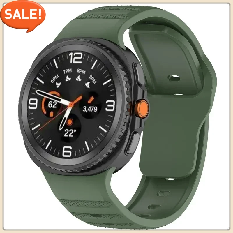 Silicone Strap for Samsung Galaxy Watch 8 Classic Wristband Galaxy Watch 8 44mm 40mm Breathable Original Bracelet Accessories