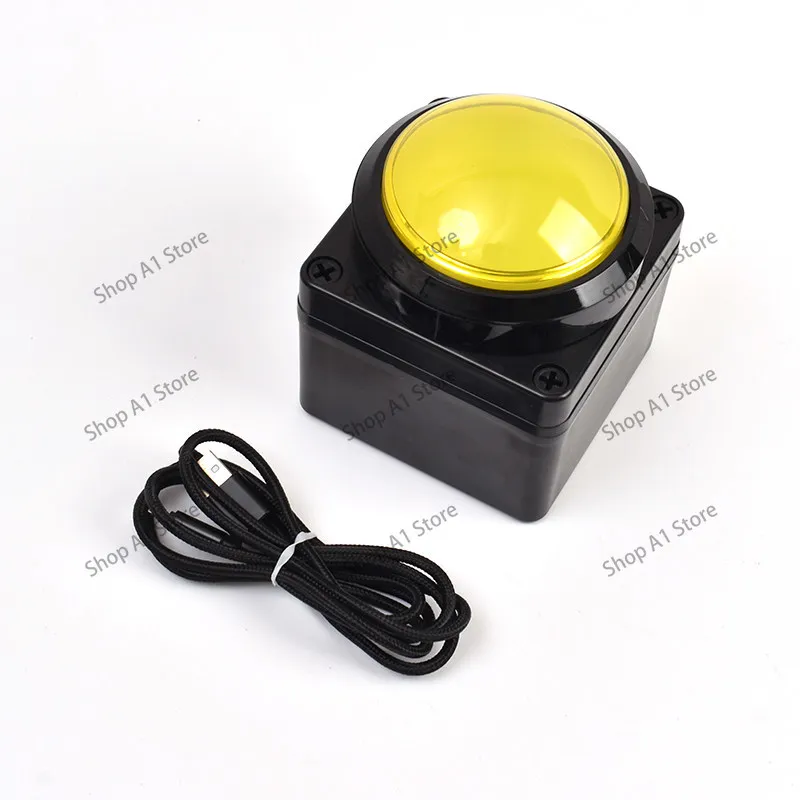 1PCS 98MM USB Custom Button Wireless Remote Buzzer Lottery Quick Key for Computer Mouse Keyboard