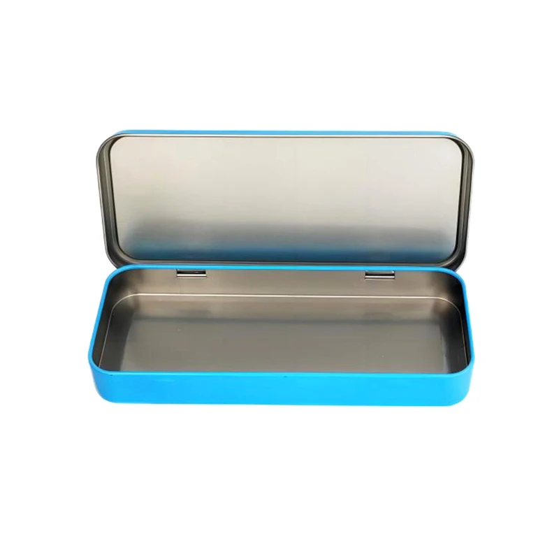 5PCS Sublimation Blank Metal Tin Pencil Box Case For Heat Press Transfer Printing For Pencils Pens Organization