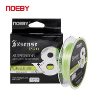 Línea de pesca trenzada NOEBY X8 150m 300m 14-103lb PE Superior resistencia a la abrasión suave X8 líneas de pesca verdes fluorescentes