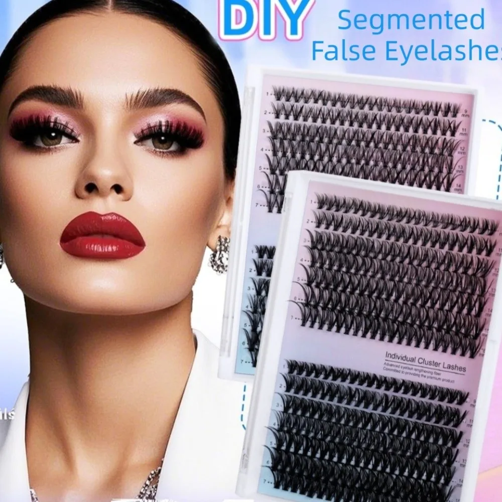 Volume Fans Large Capacity False Eyelash Thick Natural Look 3D Eyelash Fluffy Wispy Style Faux Mink Lash European Style